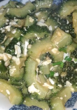 金沙綠苦瓜 的食譜成品照片