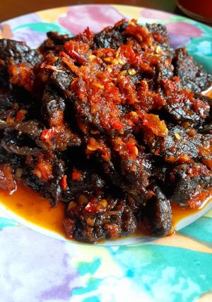 Foto resep Paru Sapi Goreng Balado