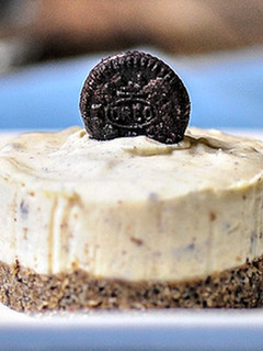 A picture of Eggless No-Bake Oreo Cheesecake.