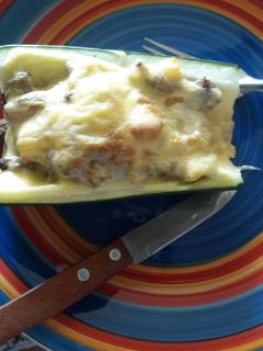 Una foto de Zapallo Italiano relleno