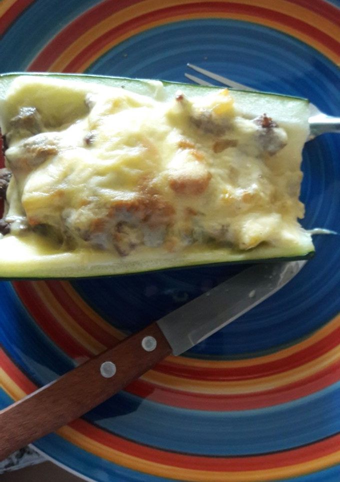 Una foto de Zapallo Italiano relleno