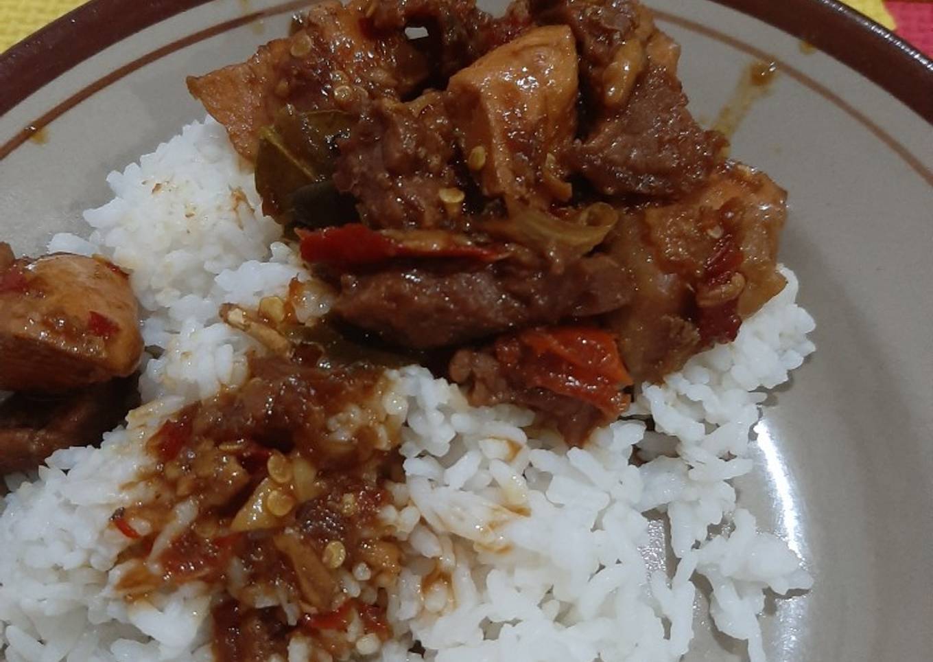 Rica rica ayam pedas