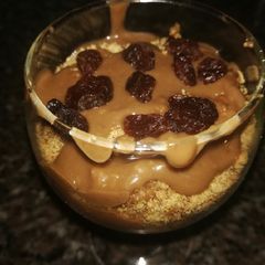 Peanut Avocado Chocolate Mousse flavored in Pecan#4weekschallen A picture of Peanut Avocado Chocolate Mousse flavored in Pecan#4weekschallen.