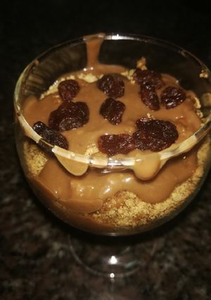 A picture of Peanut Avocado Chocolate Mousse flavored in Pecan#4weekschallen.