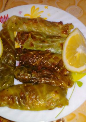 صورة لوصفة كرم محشي بسمك 😋
