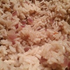Red Onion Rice Pilaf A picture of Red Onion Rice Pilaf.