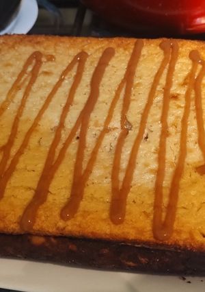 Una foto de Pastel de elote sin harina
