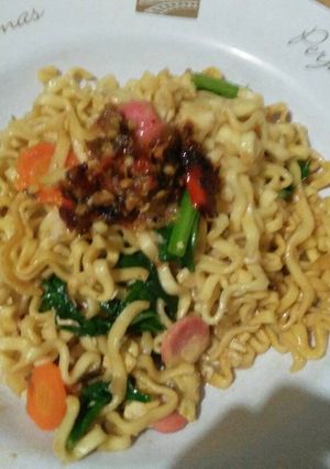 Foto resep Mie goreng sambal bawang
