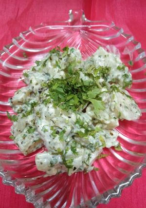 A picture of Potato salad.