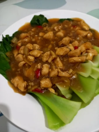 Recipe Pokcoy Siram Ayam the So Delicious Appealing