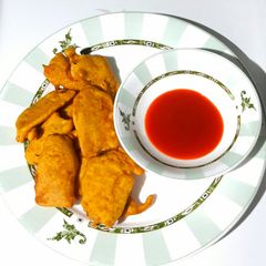 A picture of Raw Banana Fritters.