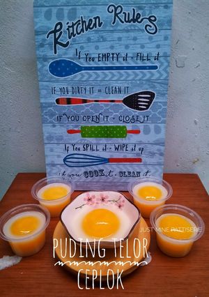 Foto resep Puding telor ceplok