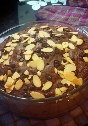 Foto resep Chocolate Banana Cake (Eggless)