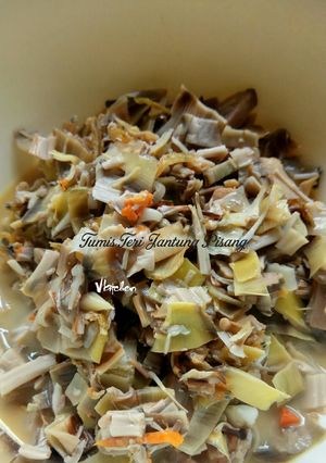 Foto resep Tumis Teri Jantung Pisang
