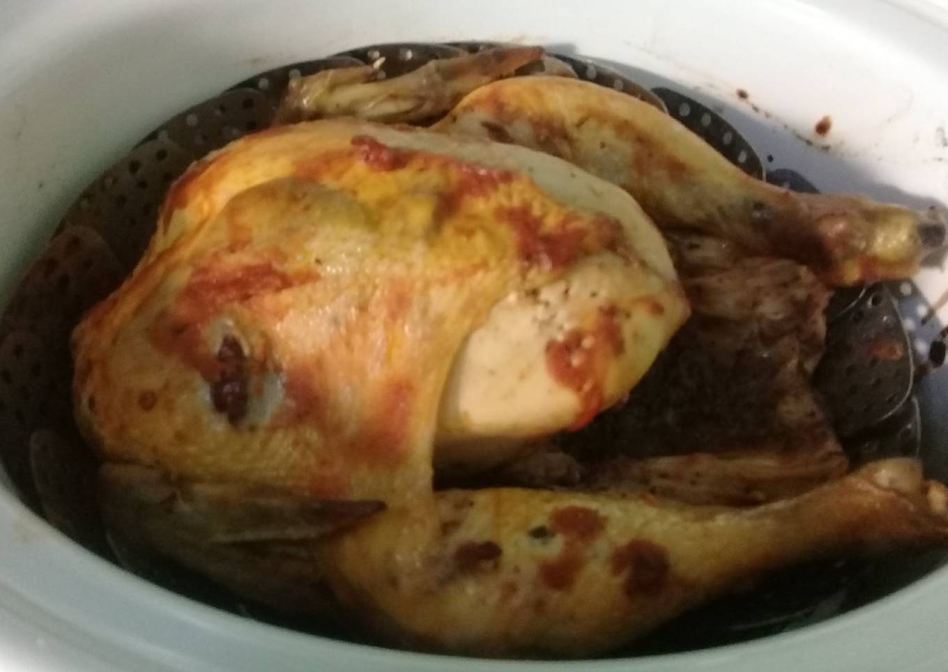 Pollo asado al chipotle (Olla de cocción lenta-CrockPot-SlowCooker)