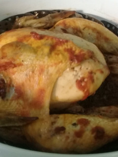 Una foto de Pollo asado al chipotle (Olla de cocción lenta-CrockPot-SlowCooker)
