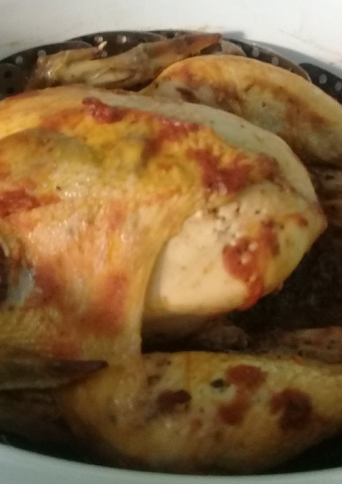 Una foto de Pollo asado al chipotle (Olla de cocción lenta-CrockPot-SlowCooker)