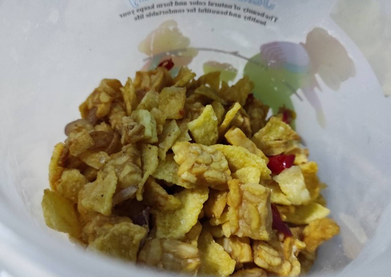Kering kentang tempe simpel