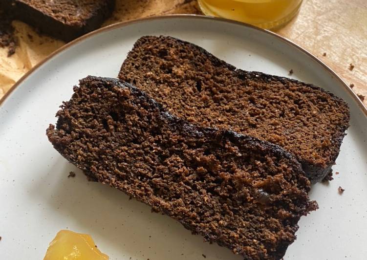 Sticky spiced treacle loaf