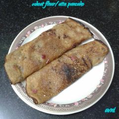 Wheat flour pancake / atta pancake A picture of Wheat flour pancake / atta pancake.