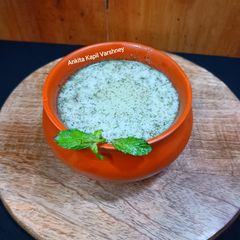 A picture of Mint Flavour Chaach (No Cook).