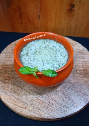 A picture of Mint Flavour Chaach (No Cook).