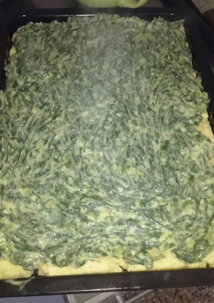 Una foto de Relleno tarta de acelga