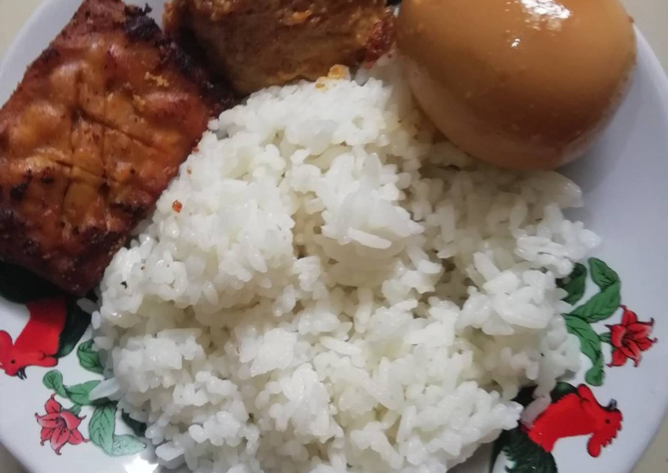Tahu Tempe Telur Bacem