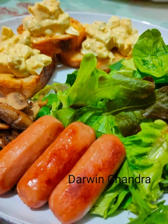 Langkah Mudah untuk Menyiapkan Resep  Egg Mayo Salad Simple yang Bisa Manjain Lidah, Lezat Sekali