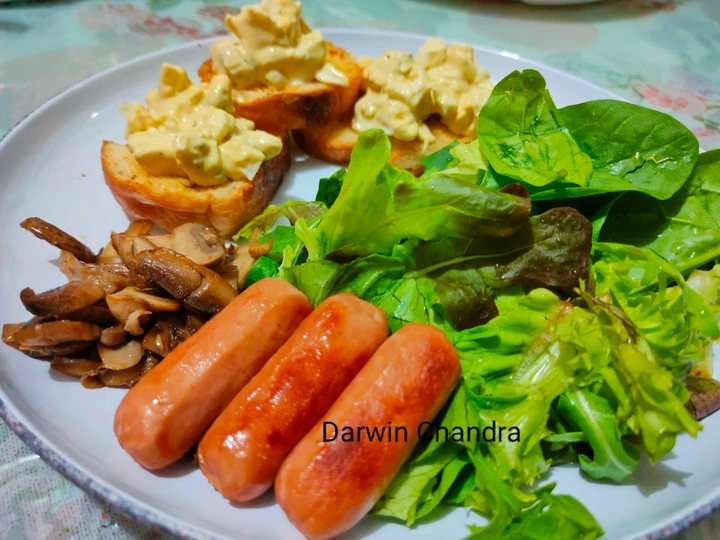 Langkah Mudah untuk Menyiapkan Resep  Egg Mayo Salad Simple yang Bisa Manjain Lidah, Lezat Sekali