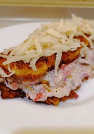 Töltött tócsni recept fotója