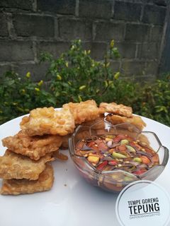 Foto resep Tempe goreng tepung sambal kecap