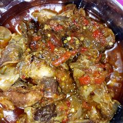A picture of Peppered gizzard.