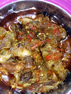A picture of Peppered gizzard.
