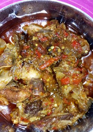A picture of Peppered gizzard.