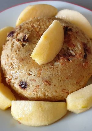 Une photo de Bowlcake pomme chocolat