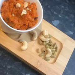 A picture of Gajar ka halwa.