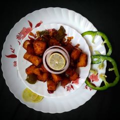 Chilli idli A picture of Chilli idli.