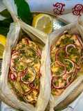 Salmón de Escocia en papillote