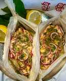 Salmón de Escocia en papillote