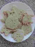 Galletas de masa sablé de almendras, avena y sésamo