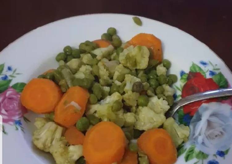 Easiest Way to Make Homemade Boiled veggies#weekly challenge