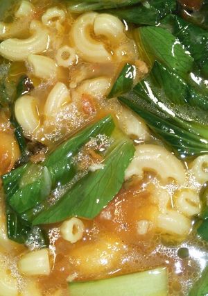 Foto resep Seblak makroni kerupuk sawi