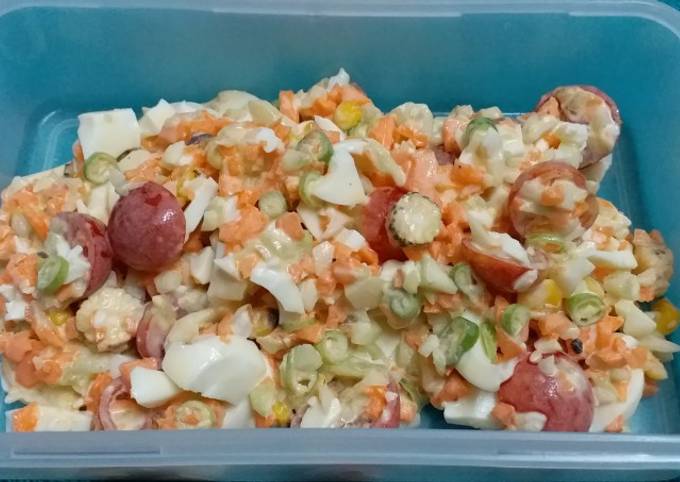 Mayo Egg Vegetable Salad