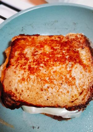 Una foto de Omelette sándwich