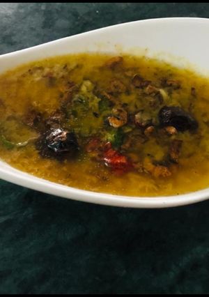 A picture of Bhagari masoor daal.
