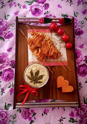 عکسی از دستور سیب‌زمینی گریل 🍟