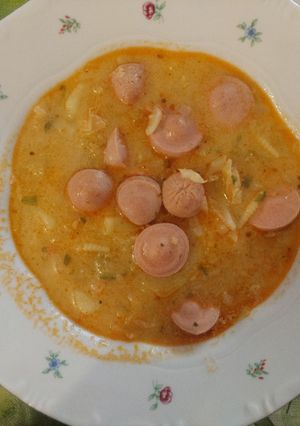 Frankfurti leves Mónika módra recept fotója
