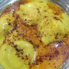 A picture of Besan (Kadhi- Pakoda).