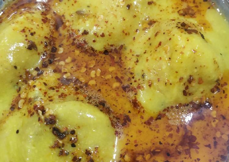 Recipe of Any-night-of-the-week Besan (Kadhi- Pakoda)
